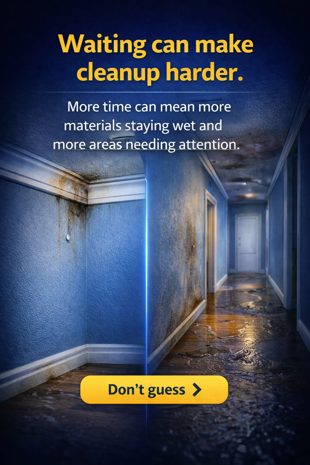Waiting makes cleanup harder sample ad
