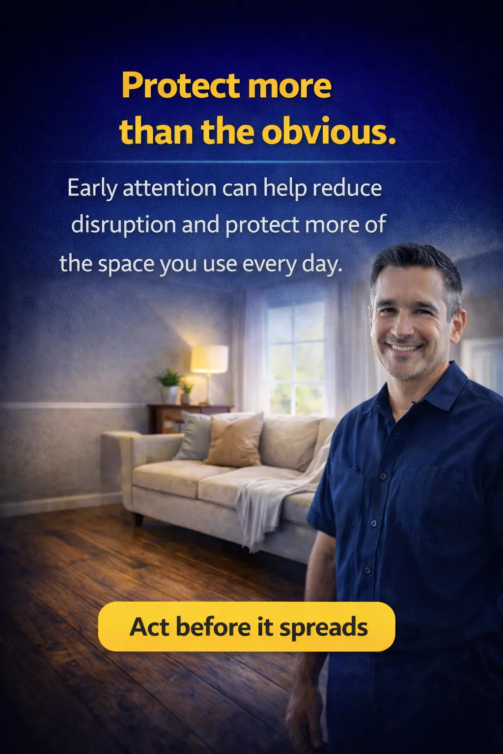 Protect more than the obvious act before it spreads sample ad